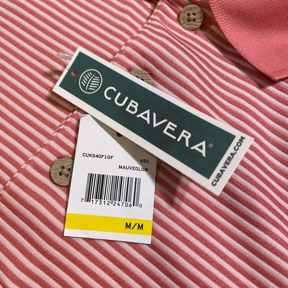 NWT Cubavera Polo Shirt M - Picture 3 of 5